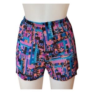 SOLAR Women's Shorts Size M Semi-Sheer Abstract Germany